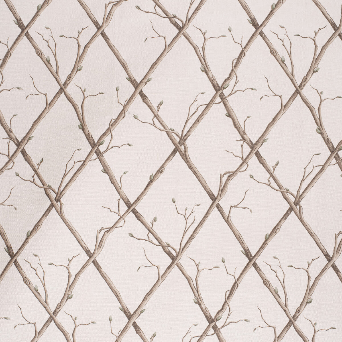Twig Trellis fabric in brown/ecru color - pattern 2020166.166.0 - by Lee Jofa in the Paolo Moschino Fabrics collection