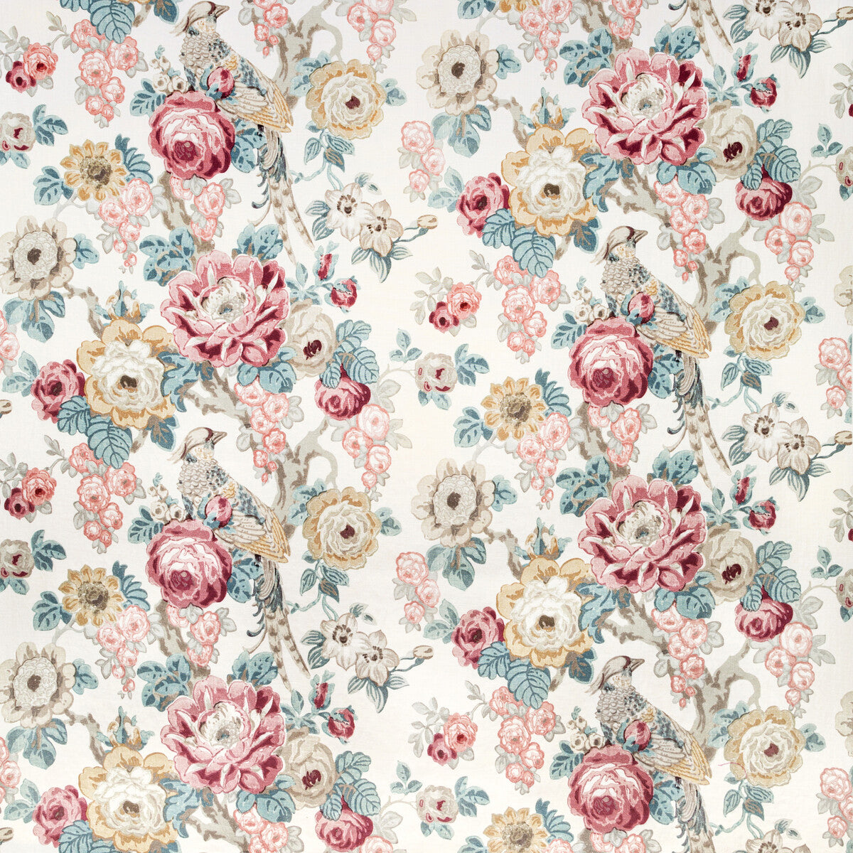 Avondale Print fabric in ruby/spice color - pattern 2020181.954.0 - by Lee Jofa in the Avondale collection