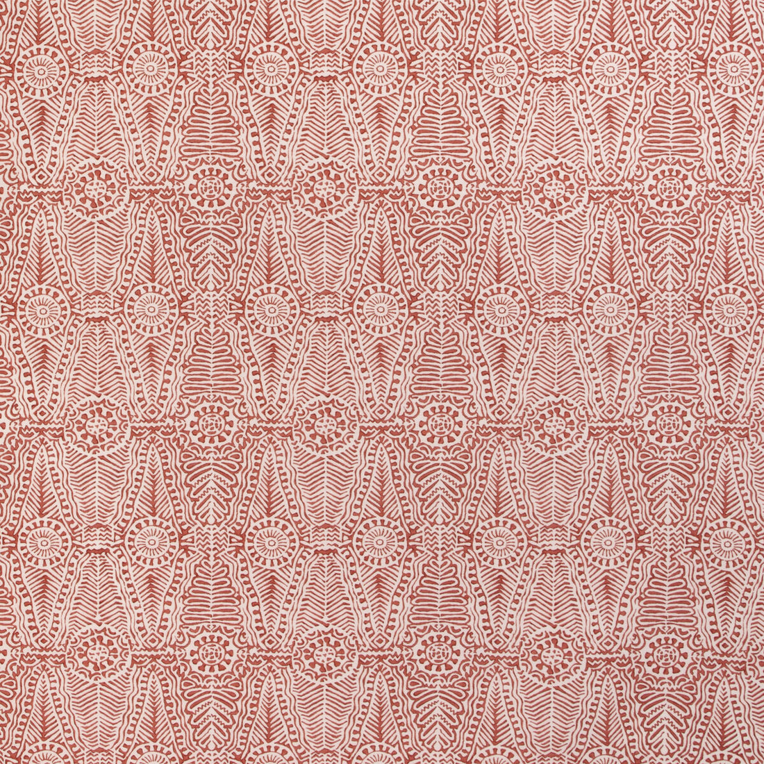 Drayton Print fabric in rust color - pattern 2020184.24.0 - by Lee Jofa in the Clare Prints collection