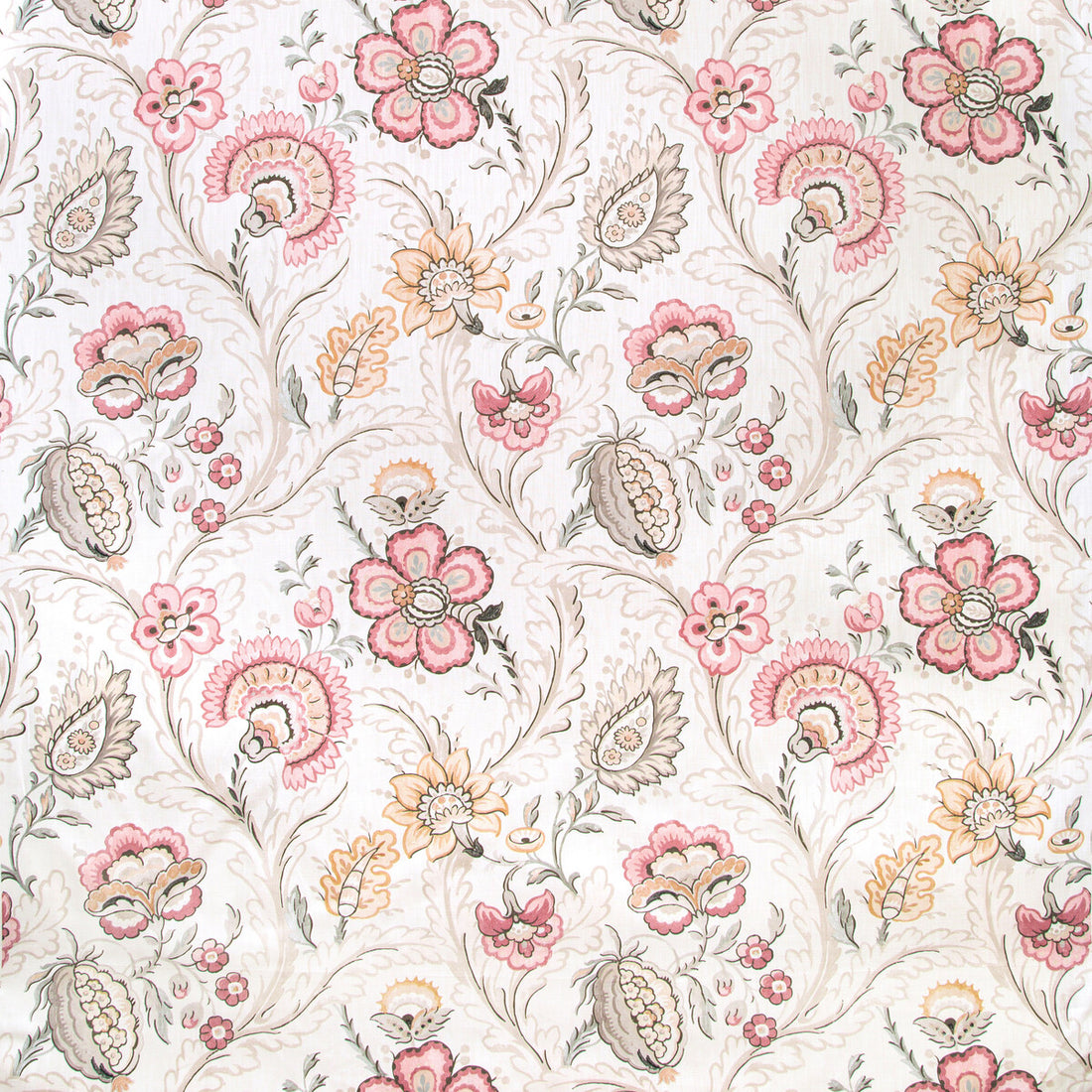 Wimberly Print fabric in blush/stone color - pattern 2020186.711.0 - by Lee Jofa in the Avondale collection