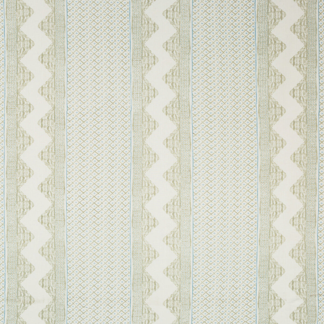 Whitaker Print fabric in sage/aqua color - pattern 2020188.2313.0 - by Lee Jofa in the Avondale collection