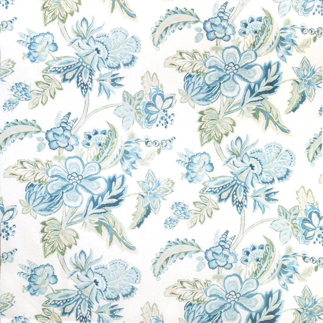 Augustine Print fabric in aqua color - pattern 2020191.13.0 - by Lee Jofa in the Avondale collection