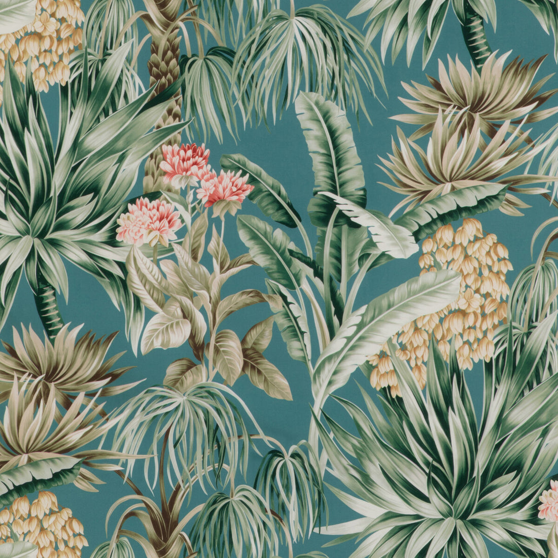 Caluya Print fabric in lagoon color - pattern 2020196.3519.0 - by Lee Jofa in the Mindoro collection