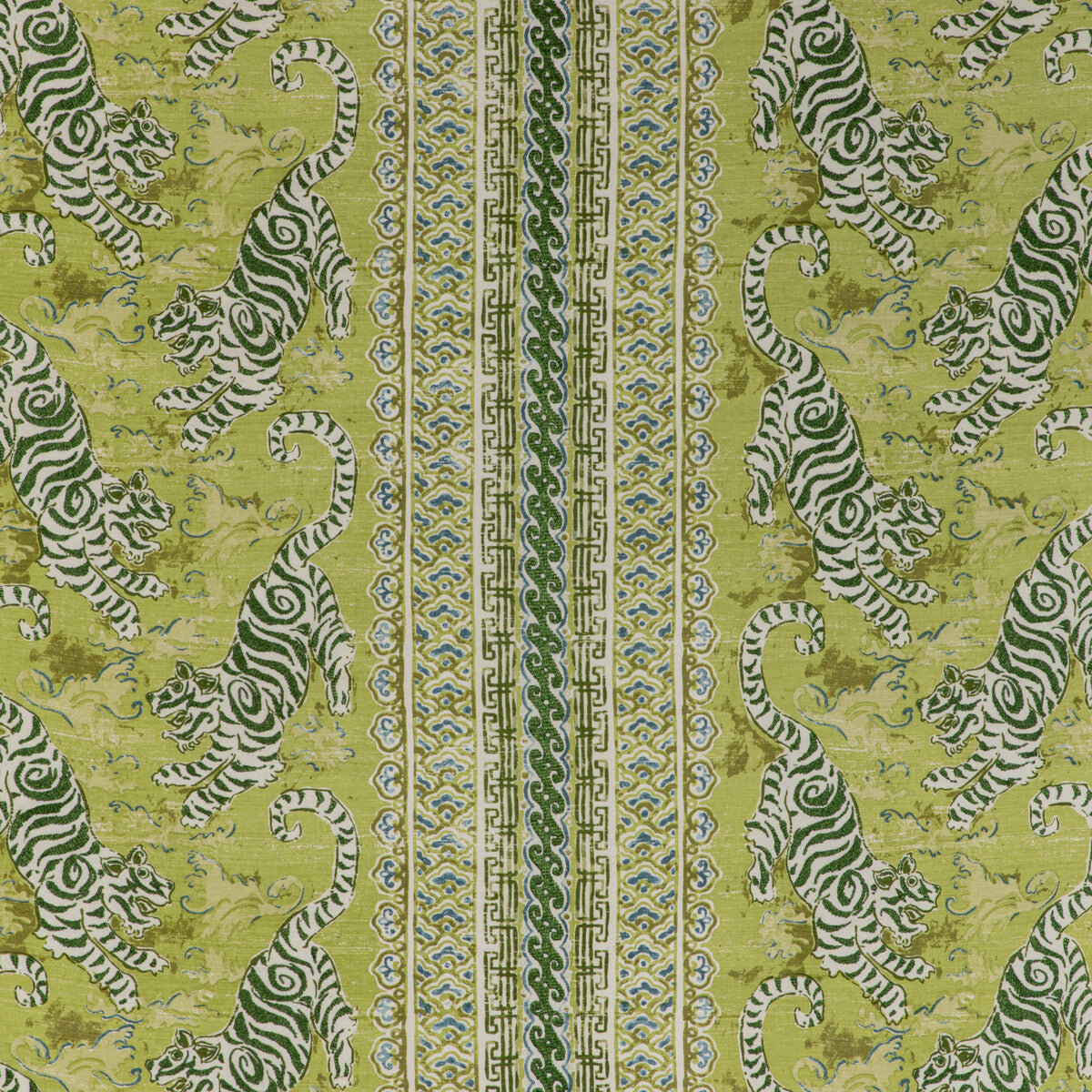 Bongol Print fabric in kiwi color - pattern 2020197.235.0 - by Lee Jofa in the Mindoro collection