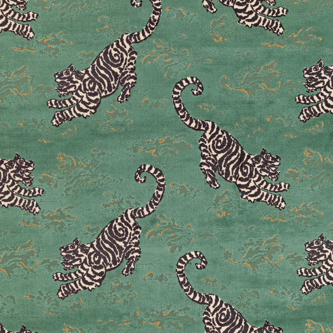 Bongol Velvet fabric in jade color - pattern 2020200.348.0 - by Lee Jofa in the Mindoro collection