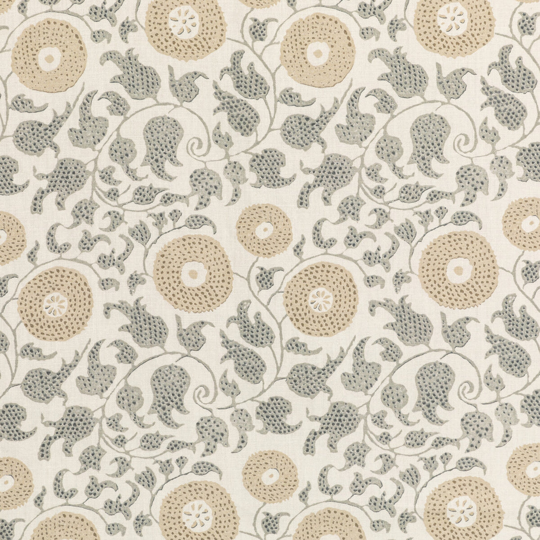 Eldora Print fabric in flax color - pattern 2020204.1611.0 - by Lee Jofa in the Breckenridge collection
