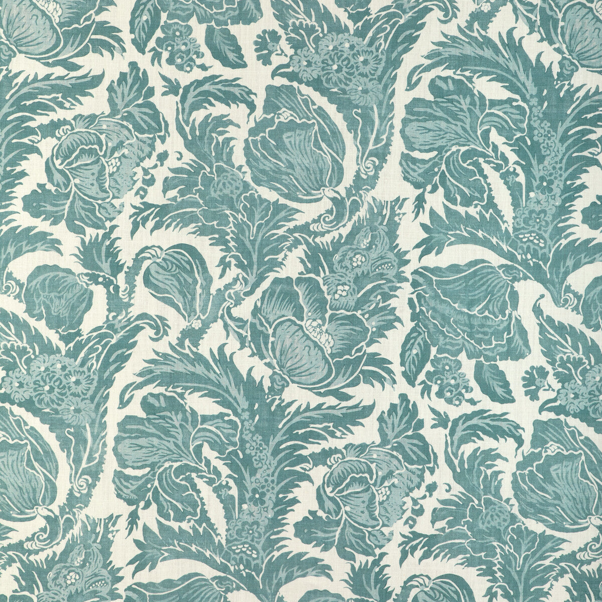 Marion Print fabric in aegean color - pattern 2020205.13.0 - by Lee Jofa in the Clare Prints collection