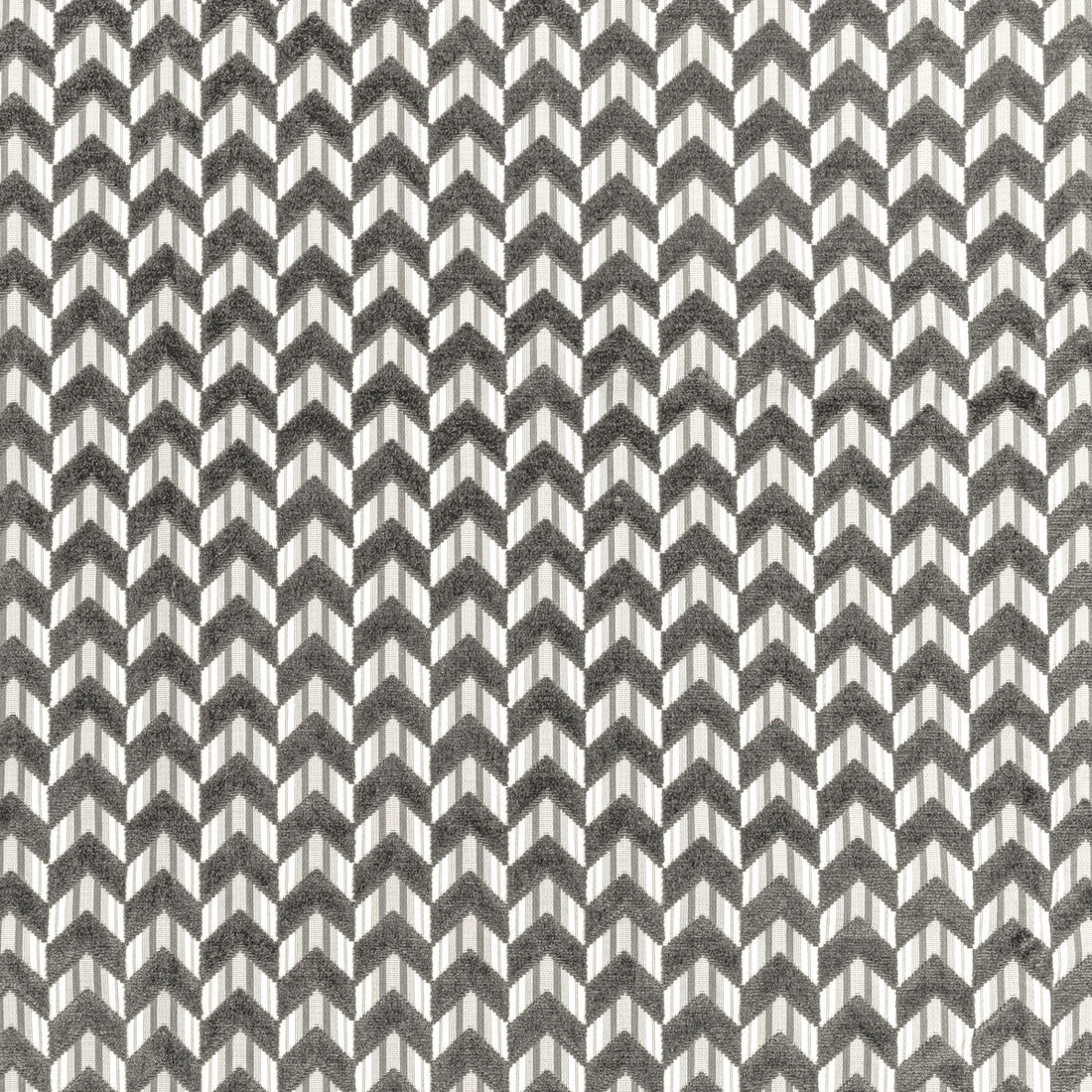 Bailey Velvet fabric in grey color - pattern 2020207.11.0 - by Lee Jofa in the Breckenridge collection