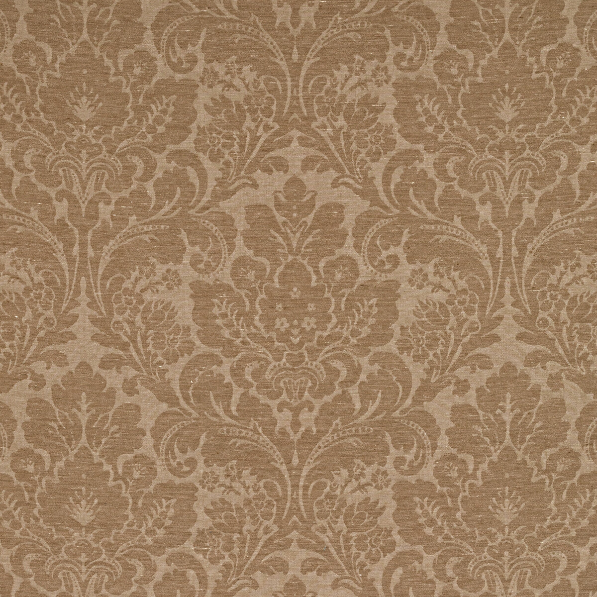 Acanthus Damask fabric in tea color - pattern 2020212.4.0 - by Lee Jofa in the Oscar De La Renta IV collection