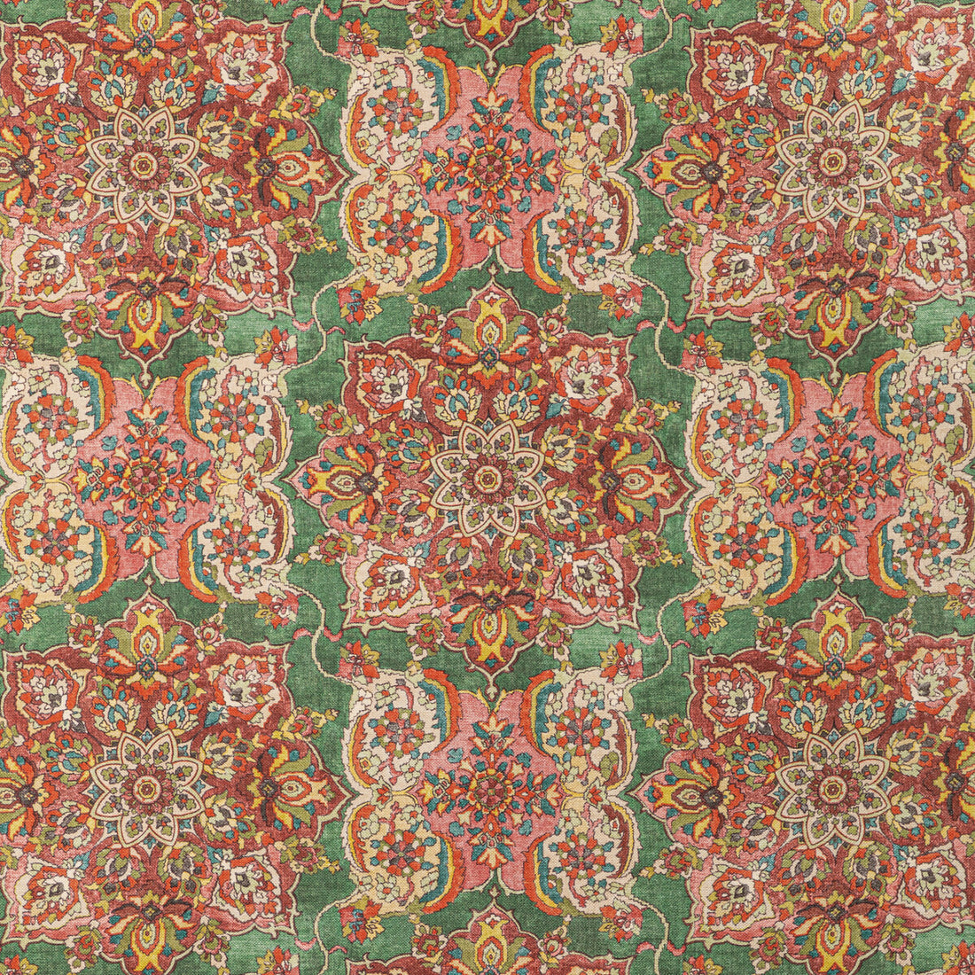 Granada Print fabric in jewel color - pattern 2020220.324.0 - by Lee Jofa in the Oscar De La Renta IV collection