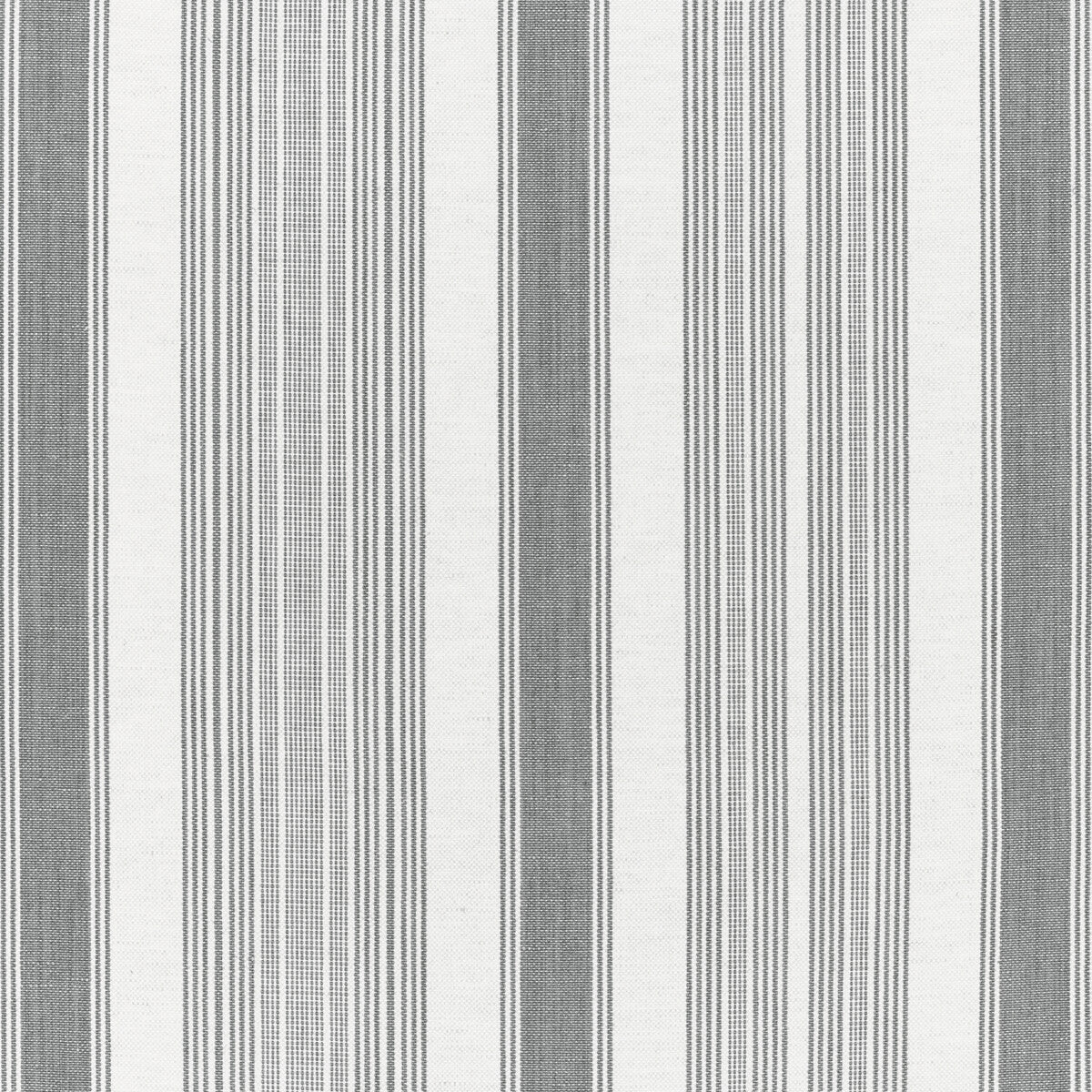 Tablada Stripe fabric in smoke color - pattern 2021102.1101.0 - by Lee Jofa in the Triana Weaves collection