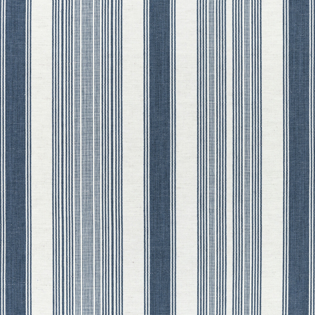 Tablada Stripe fabric in indigo color - pattern 2021102.50.0 - by Lee Jofa in the Triana Weaves collection