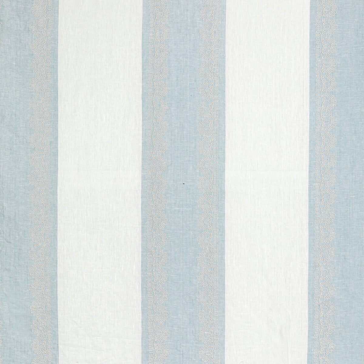 Banner Sheer fabric in chambray color - pattern 2021123.15.0 - by Lee Jofa in the Summerland collection