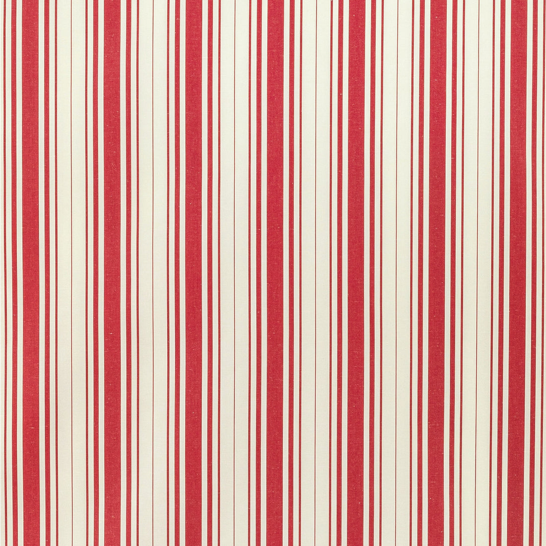 Baldwin Stripe fabric in poppy color - pattern 2022100.19.0 - by Lee Jofa in the Sarah Bartholomew collection
