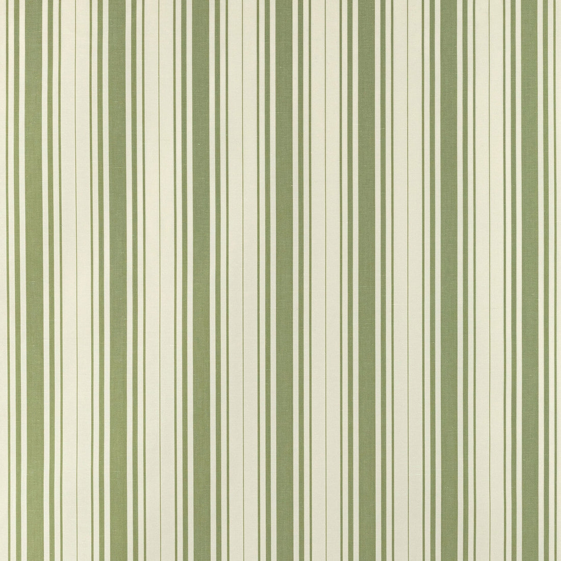 Baldwin Stripe fabric in fern color - pattern 2022100.3.0 - by Lee Jofa in the Sarah Bartholomew collection