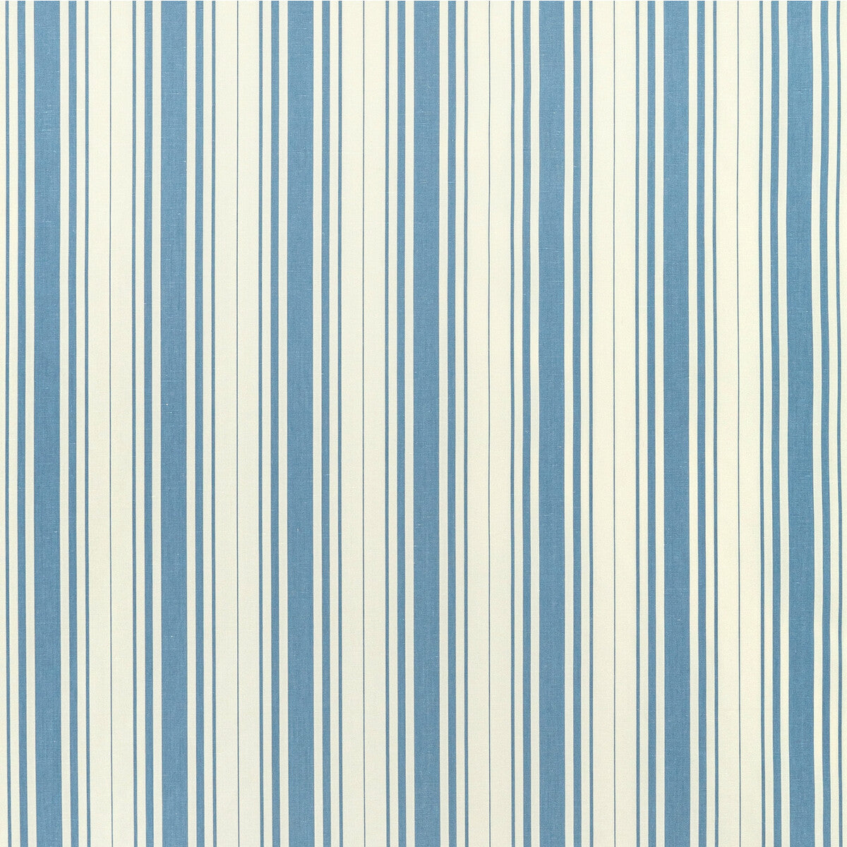 Baldwin Stripe fabric in blue color - pattern 2022100.5.0 - by Lee Jofa in the Sarah Bartholomew collection