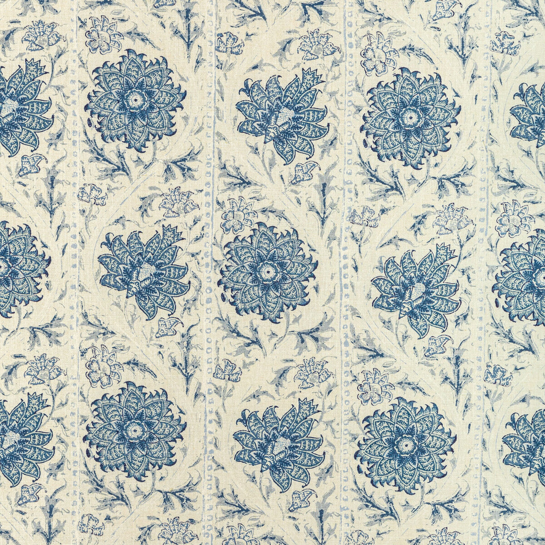 Calico Vine fabric in porcelain color - pattern 2022102.5.0 - by Lee Jofa in the Sarah Bartholomew collection