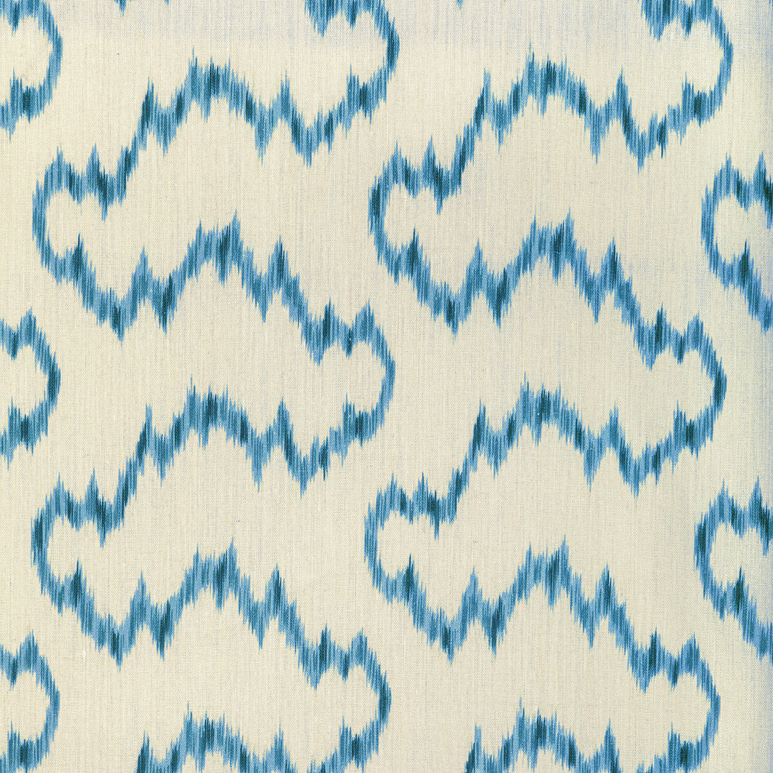 Mallorcan Ikat fabric in delft color - pattern 2022104.516.0 - by Lee Jofa in the Sarah Bartholomew collection