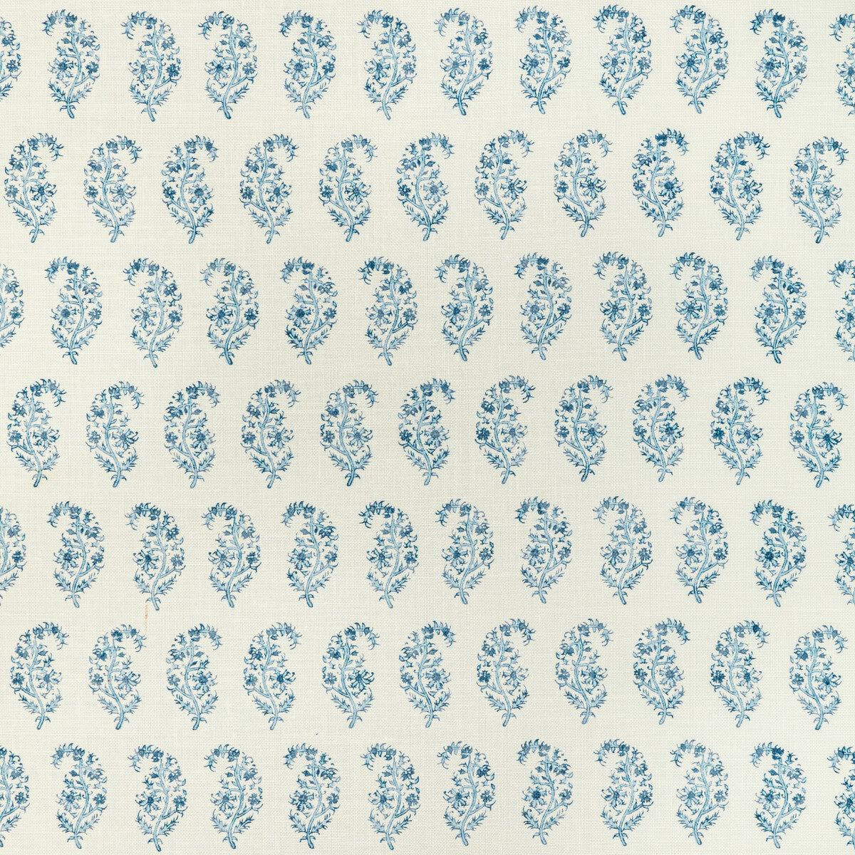 Indiennes Paisley fabric in delft color - pattern 2022107.5.0 - by Lee Jofa in the Sarah Bartholomew collection