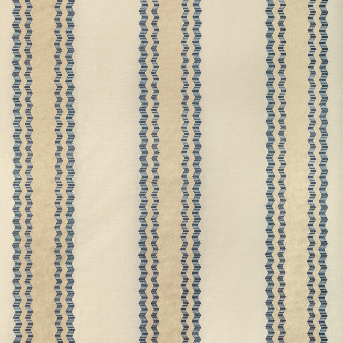 Waldon Stripe fabric in blue color - pattern 2022113.1615.0 - by Lee Jofa in the Bunny Williams Arcadia collection