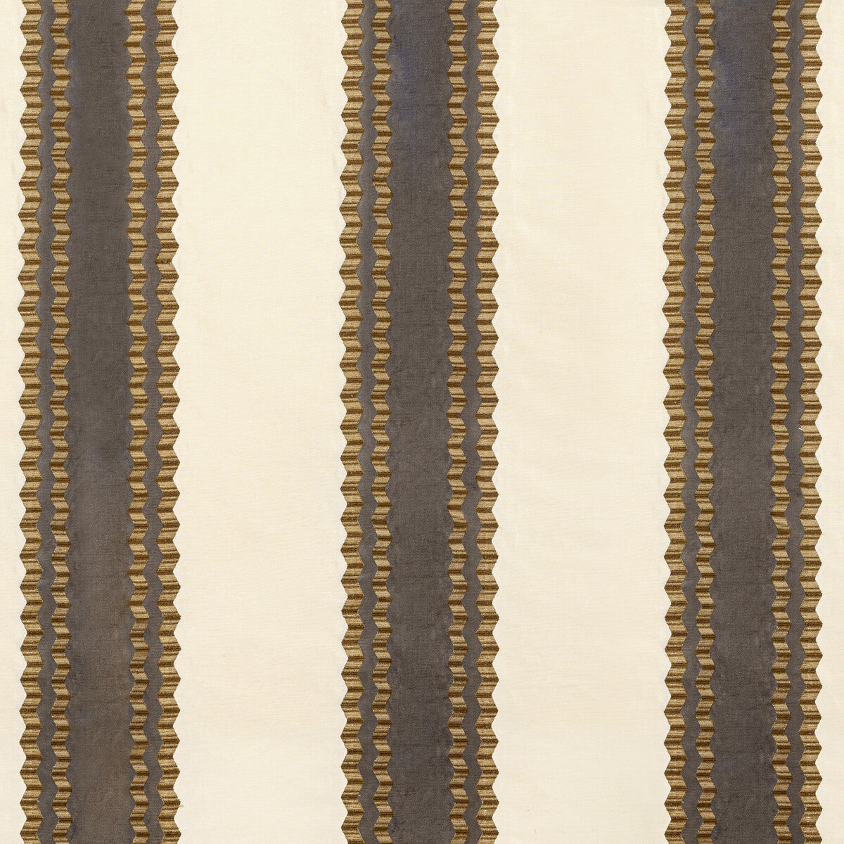 Waldon Stripe fabric in brown color - pattern 2022113.166.0 - by Lee Jofa in the Bunny Williams Arcadia collection