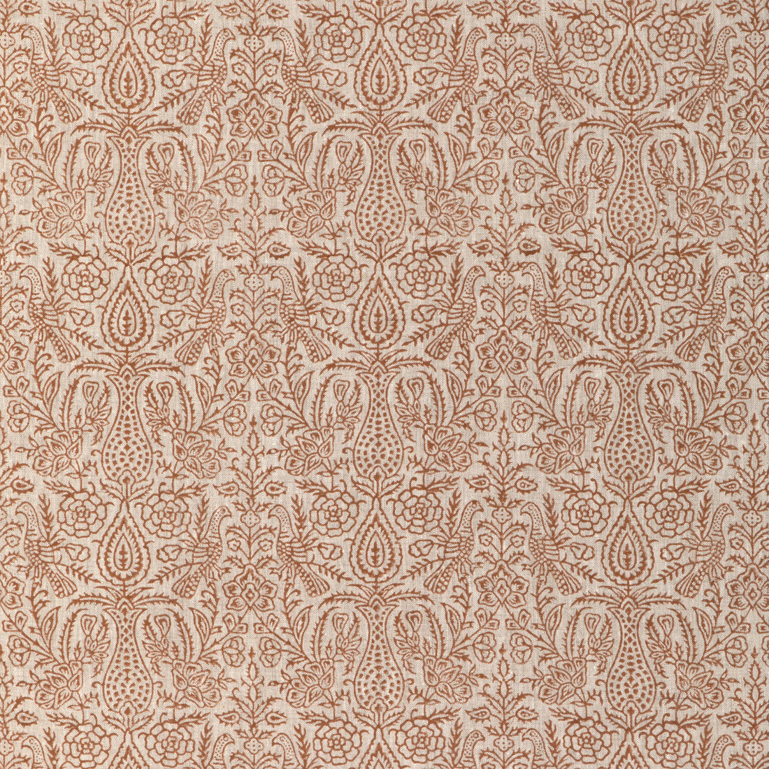 Haven Handblock fabric in spice color - pattern 2023101.12.0 - by Lee Jofa in the Clare Prints collection