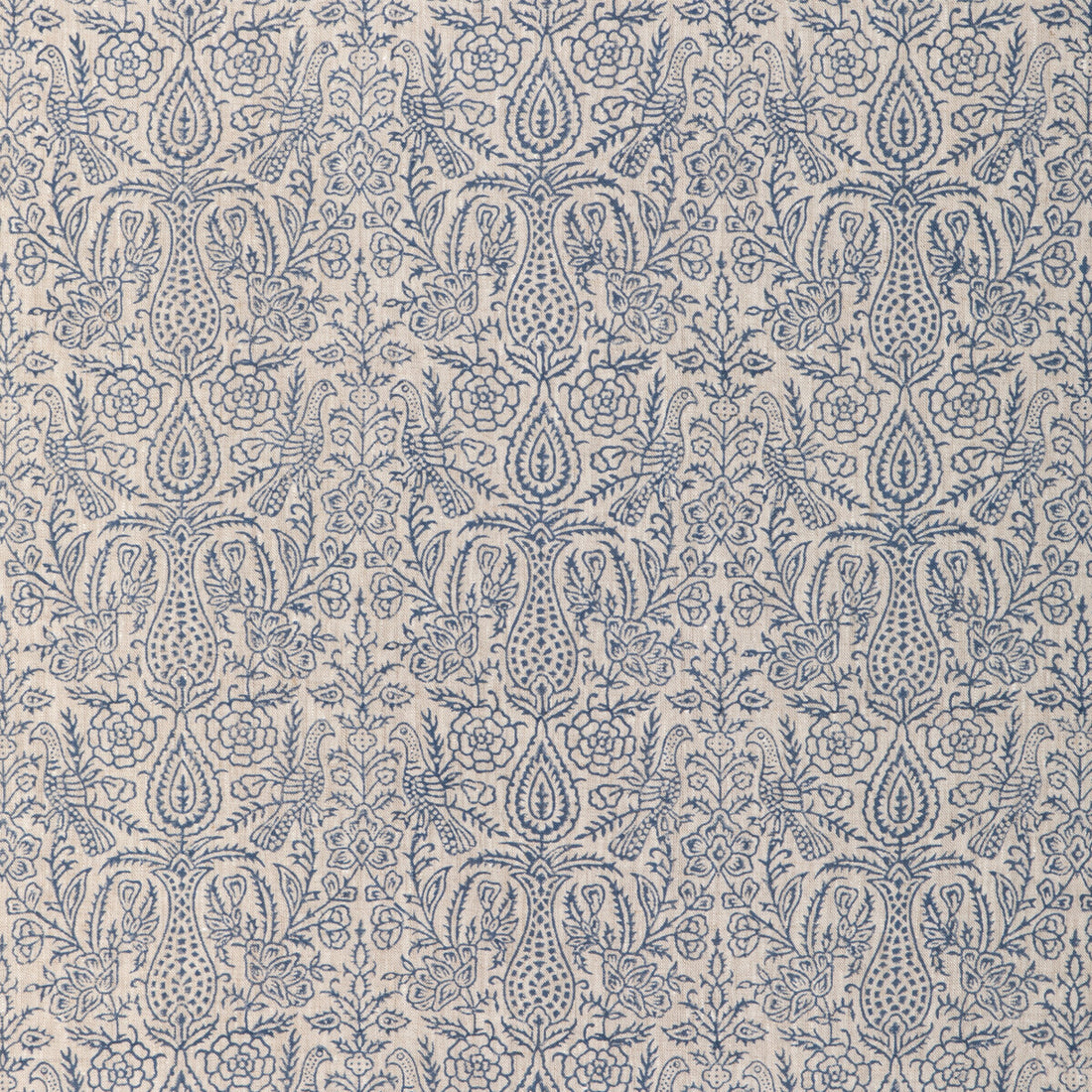 Haven Handblock fabric in indigo color - pattern 2023101.50.0 - by Lee Jofa in the Clare Prints collection