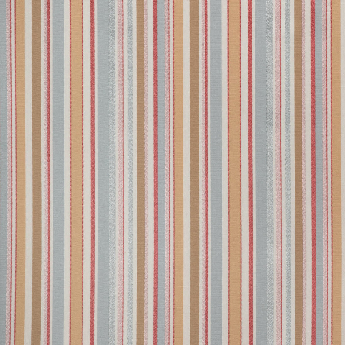 Siders Stripe fabric in rose/blue color - pattern 2023103.517.0 - by Lee Jofa in the Highfield Stripes And Plaids collection