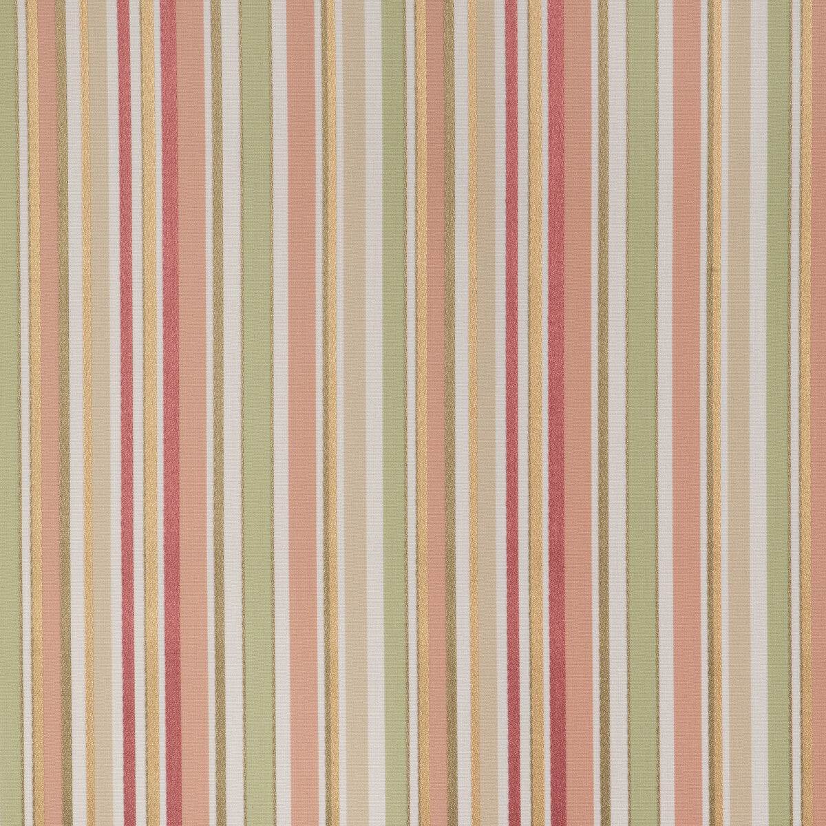 Siders Stripe fabric in blush/sage color - pattern 2023103.73.0 - by Lee Jofa in the Highfield Stripes And Plaids collection