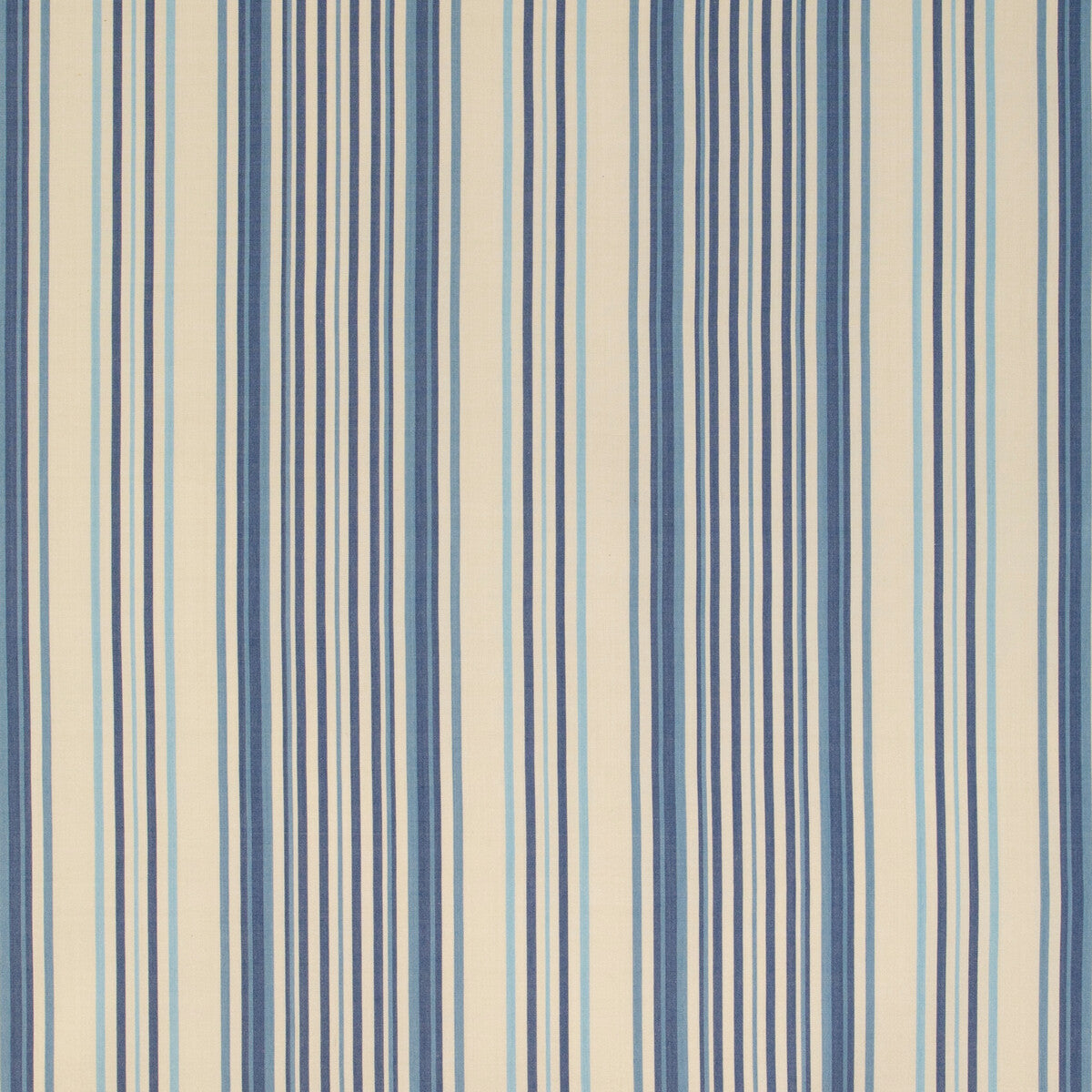 Upland Stripe fabric in sky color - pattern 2023104.1615.0 - by Lee Jofa in the Highfield Stripes And Plaids collection