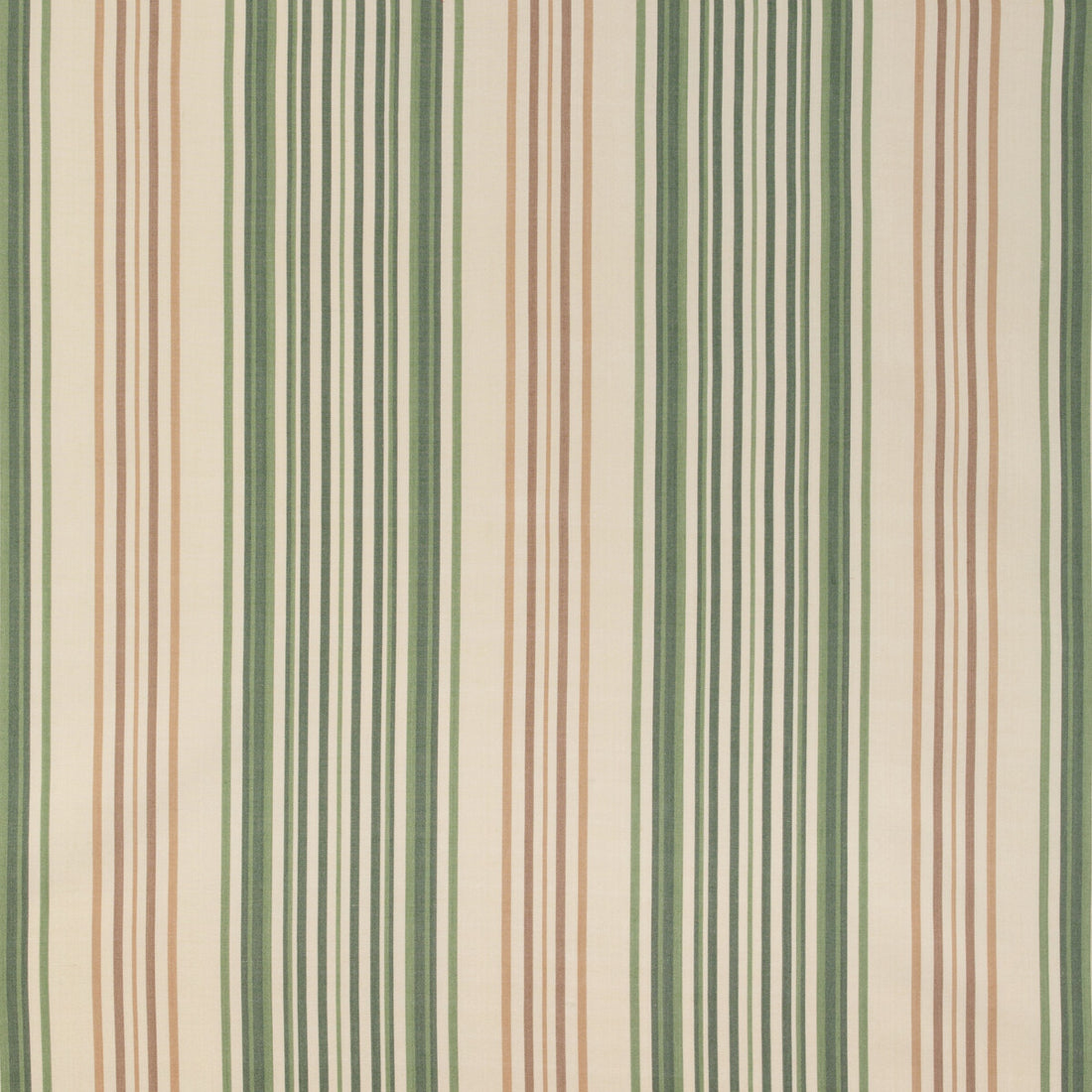 Upland Stripe fabric in fern color - pattern 2023104.316.0 - by Lee Jofa in the Highfield Stripes And Plaids collection