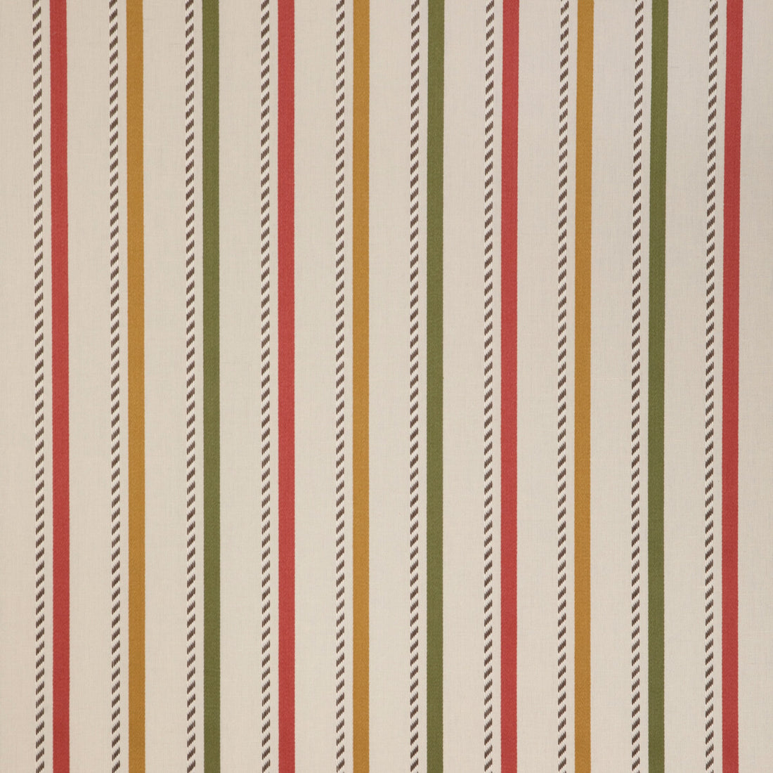Buxton Stripe fabric in red/gold color - pattern 2023106.194.0 - by Lee Jofa in the Highfield Stripes And Plaids collection