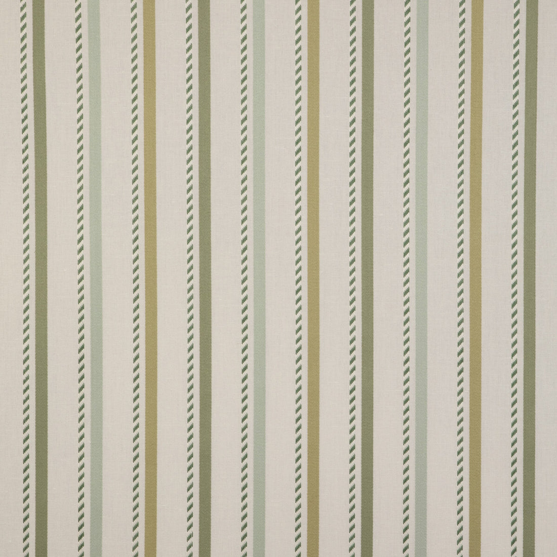 Buxton Stripe fabric in mist/kiwi color - pattern 2023106.353.0 - by Lee Jofa in the Highfield Stripes And Plaids collection