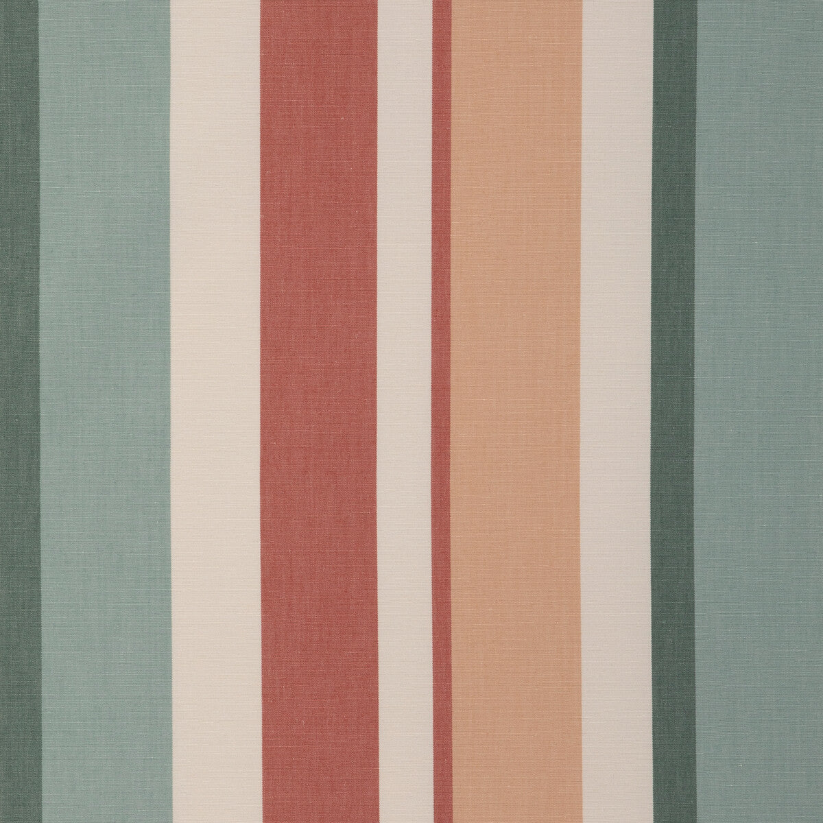 Fisher Stripe fabric in teal/spice color - pattern 2023108.519.0 - by Lee Jofa in the Highfield Stripes And Plaids collection