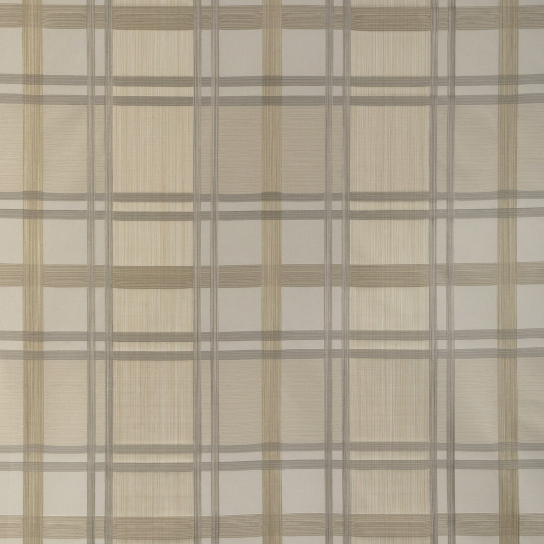 Davies Plaid fabric in sand/stone color - pattern 2023109.1611.0 - by Lee Jofa in the Highfield Stripes And Plaids collection