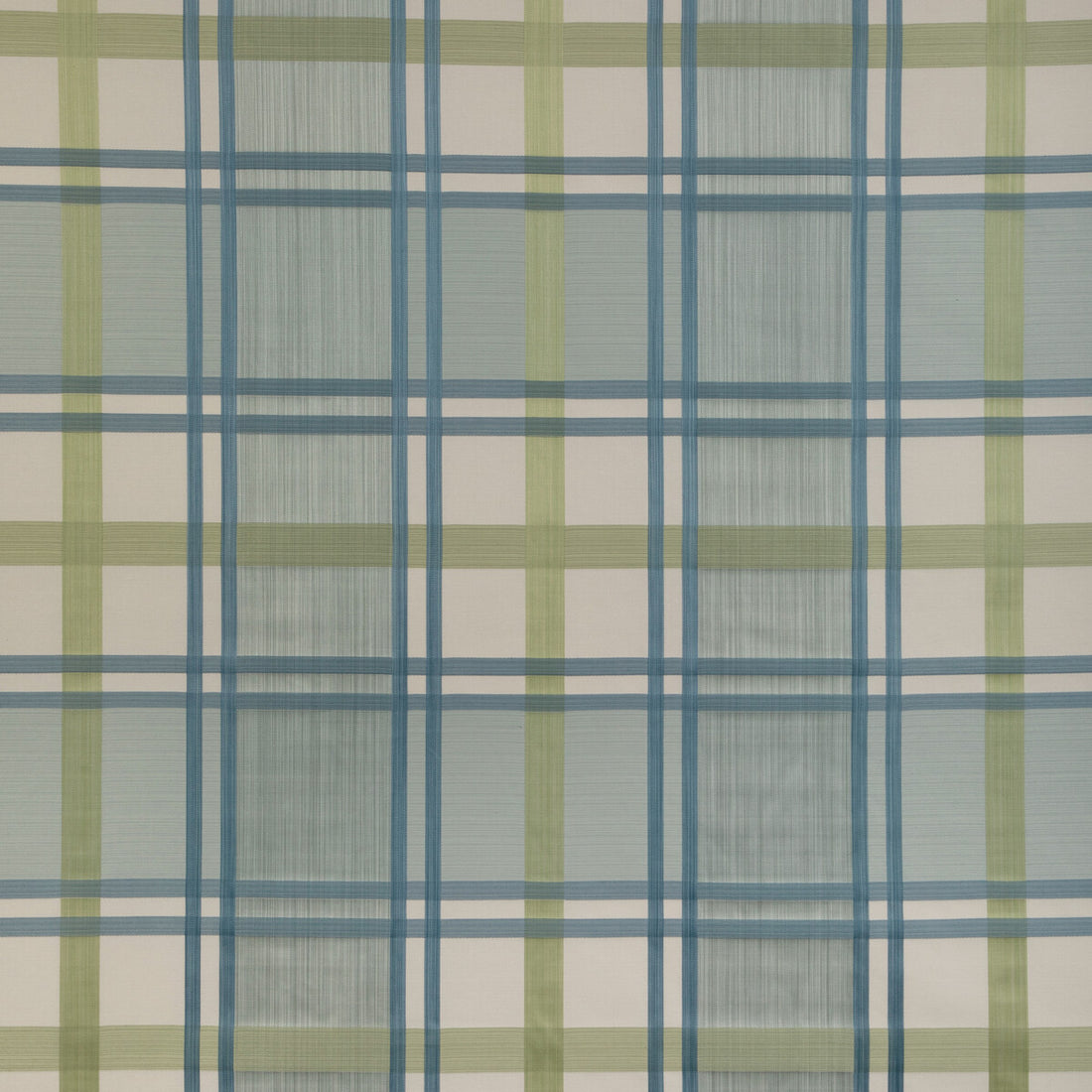 Davies Plaid fabric in aqua/leaf color - pattern 2023109.353.0 - by Lee Jofa in the Highfield Stripes And Plaids collection