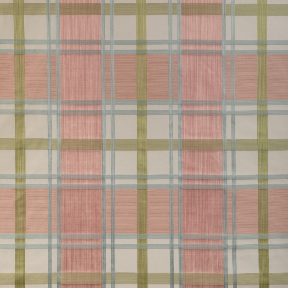 Davies Plaid fabric in petal/kiwi color - pattern 2023109.73.0 - by Lee Jofa in the Highfield Stripes And Plaids collection