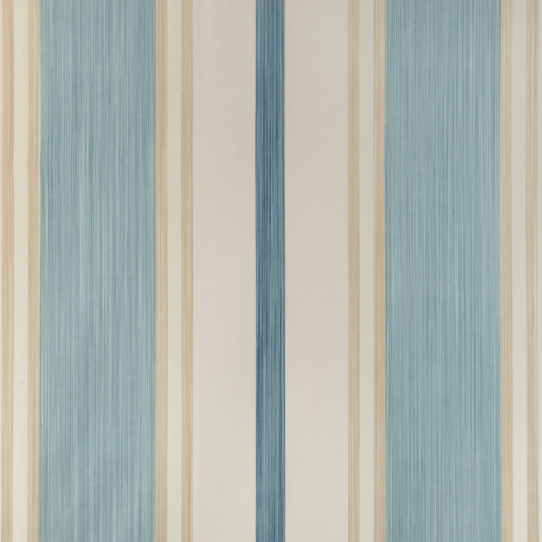 Davies Stripe fabric in sky/sand color - pattern 2023110.516.0 - by Lee Jofa in the Highfield Stripes And Plaids collection