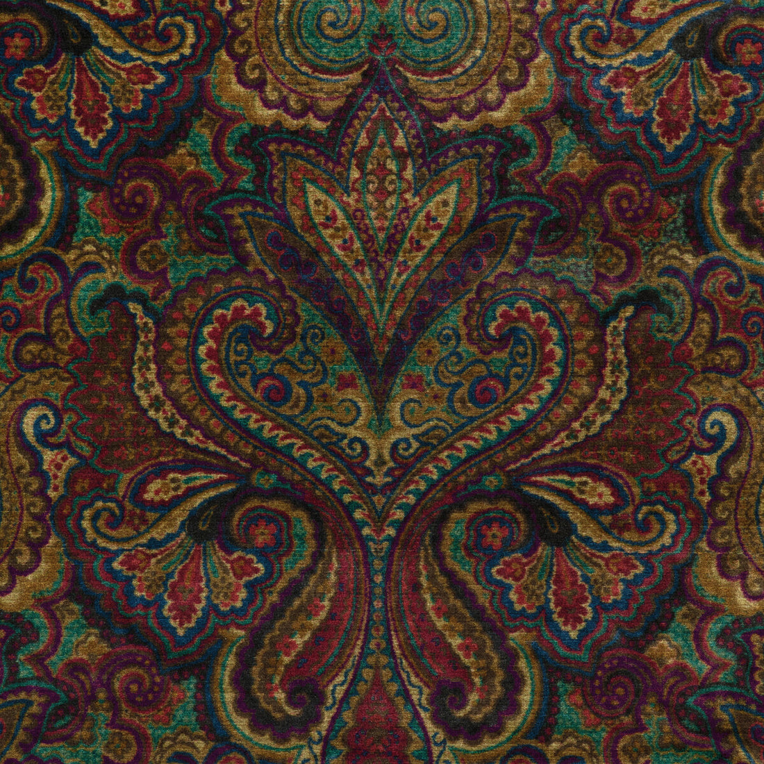 Carswell Velvet fabric in topaz/ruby color - pattern 2023113.195.0 - by Lee Jofa in the Barwick Velvets collection