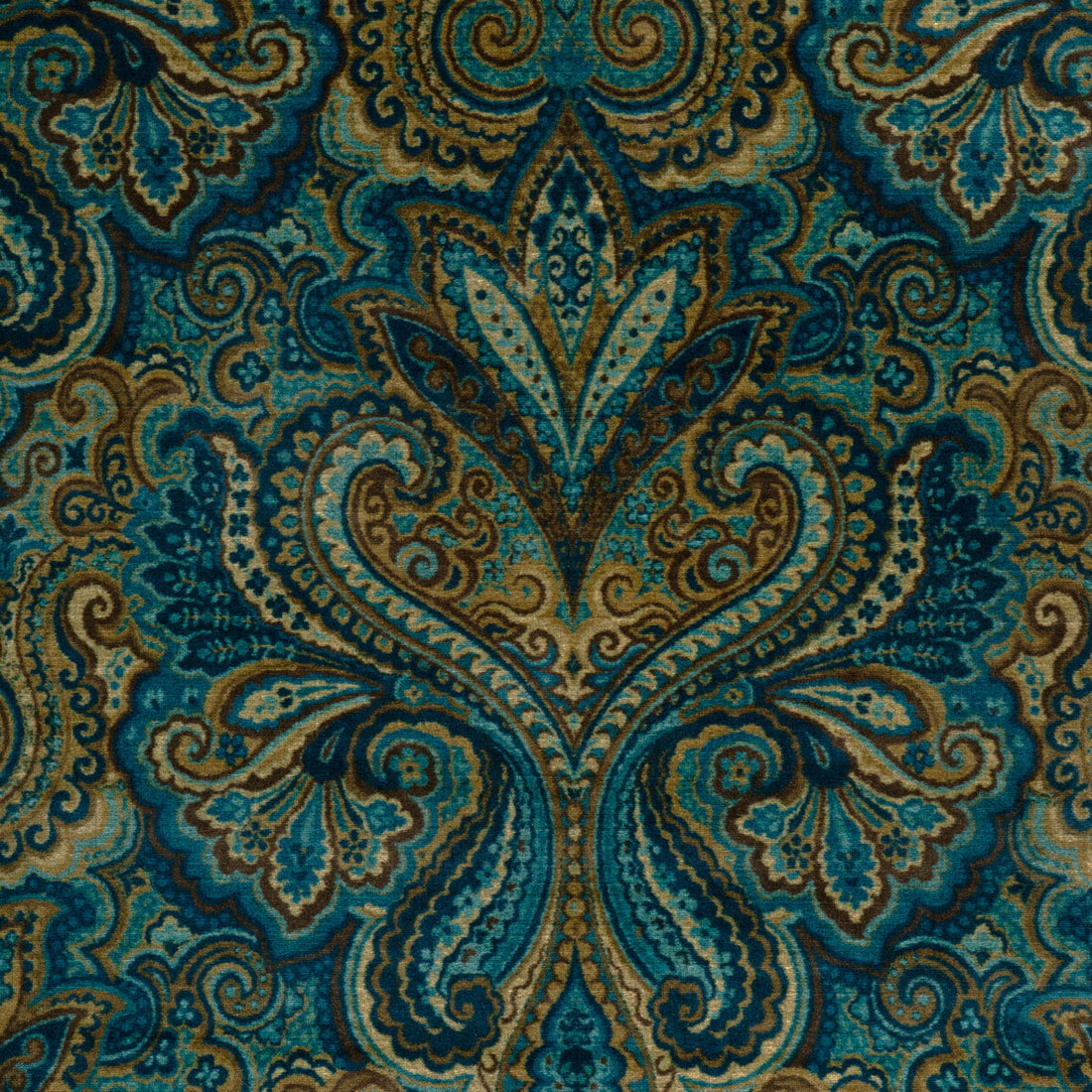 Carswell Velvet fabric in marine/sky color - pattern 2023113.55.0 - by Lee Jofa in the Barwick Velvets collection