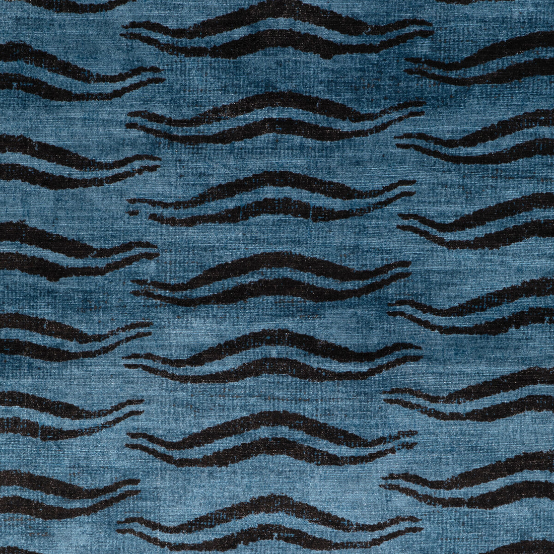 Beckett Velvet fabric in azure color - pattern 2023115.5.0 - by Lee Jofa in the Barwick Velvets collection