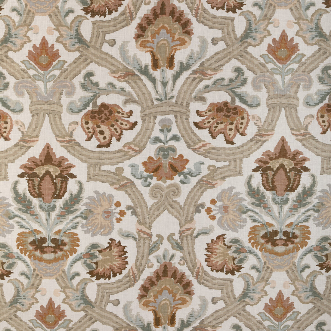 New Sevilla Linen fabric in clay color - pattern 2023118.1211.0 - by Lee Jofa in the Lee Jofa 200 collection