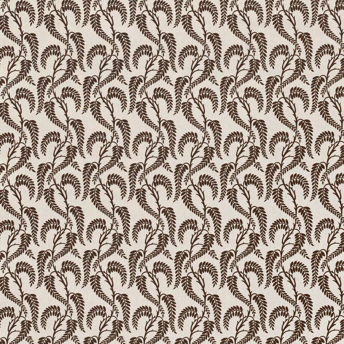 Wisteria fabric in brown white ln color - pattern 2023136.61.0 - by Lee Jofa in the Paolo Moschino Garden II collection