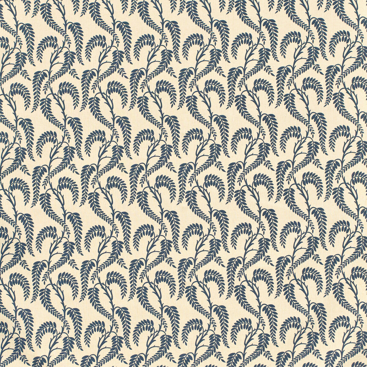 Wisteria II fabric in navy beige ln color - pattern 2023138.516.0 - by Lee Jofa in the Paolo Moschino Garden II collection
