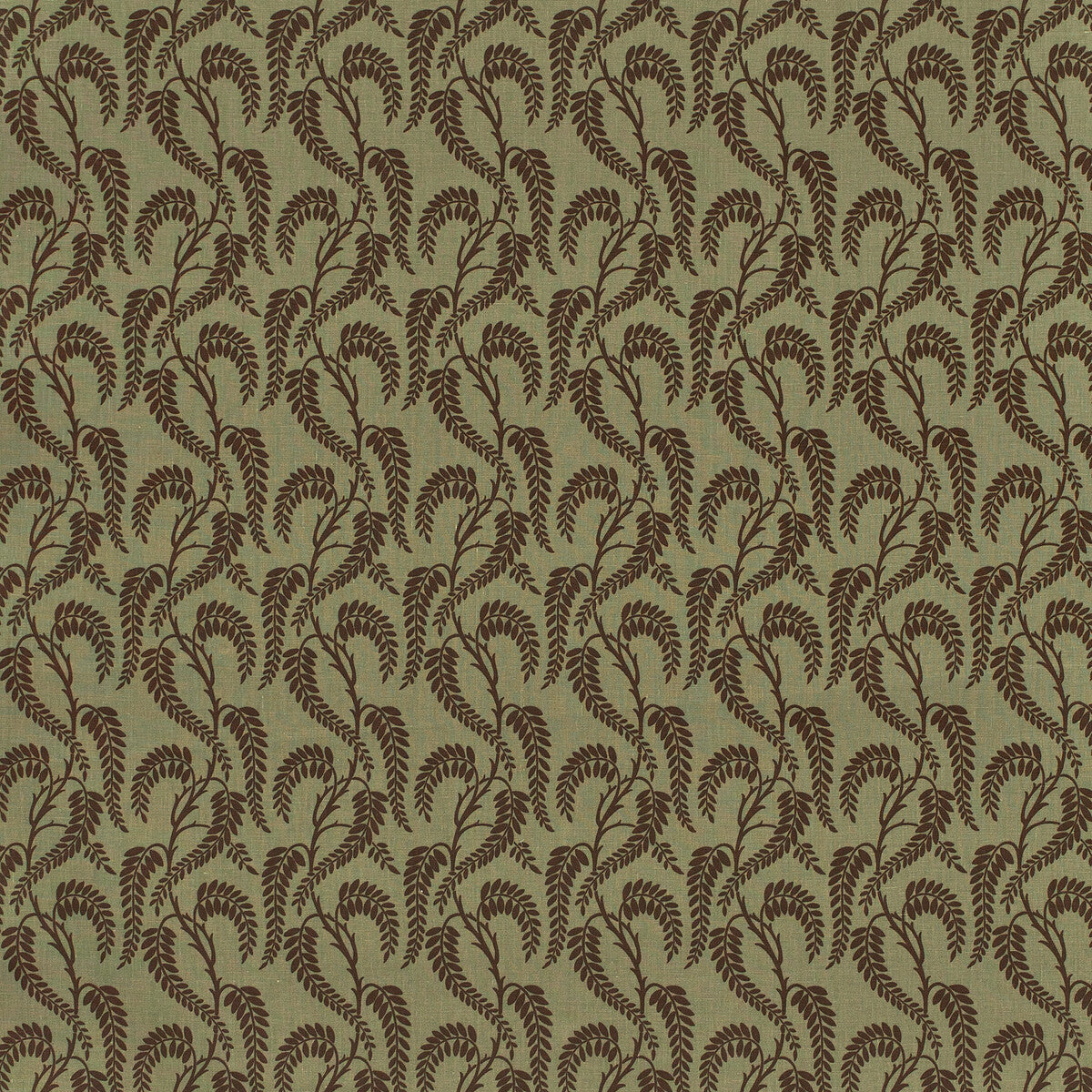 Wisteria II fabric in brown sage ln color - pattern 2023138.630.0 - by Lee Jofa in the Paolo Moschino Garden II collection