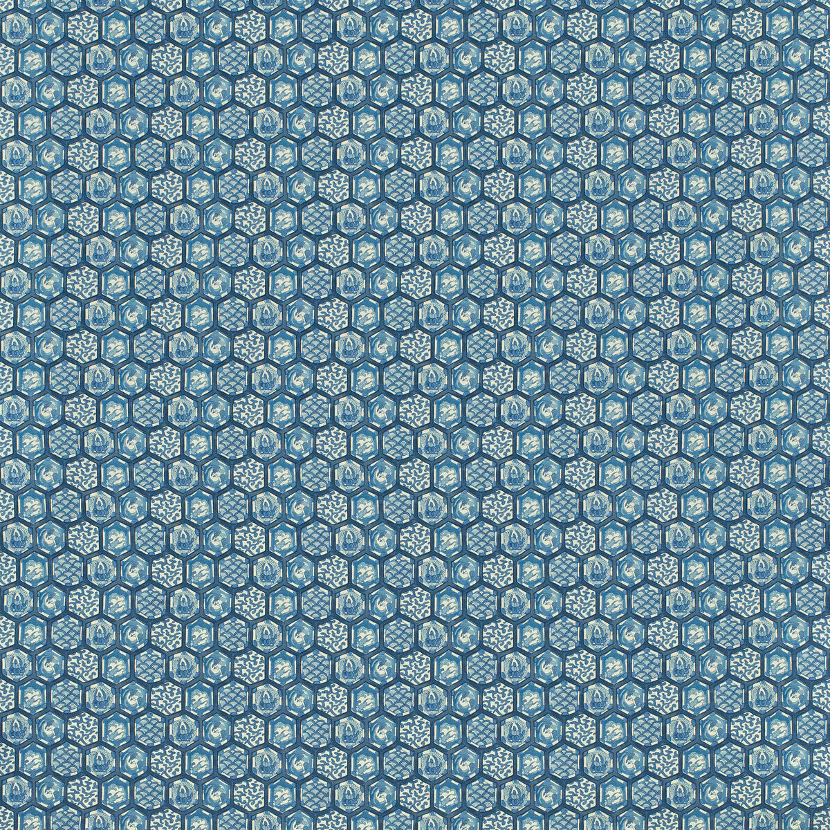 Imari II fabric in blue color - pattern 2024107.51.0 - by Lee Jofa in the Paolo Moschino 2024 collection