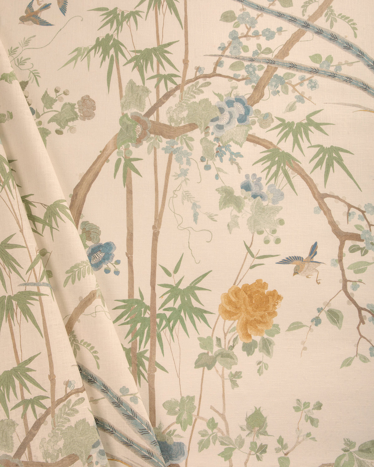 Mandalay Print fabric in Willow color - pattern number 2025107.530.0 - by Lee Jofa in the Kingsley collection