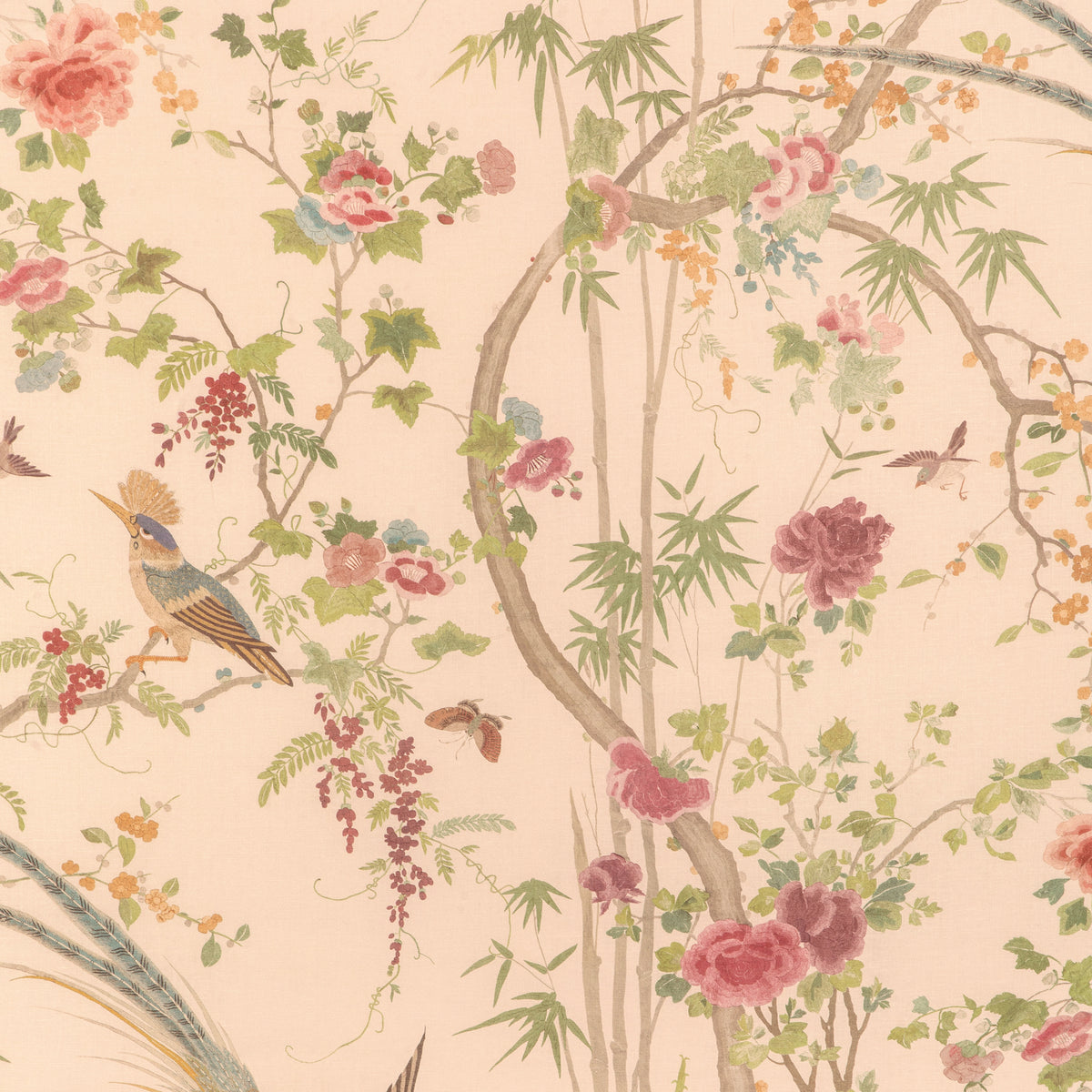 Mandalay Print fabric in Autumn color - pattern number 2025107.916.0 - by Lee Jofa in the Kingsley collection