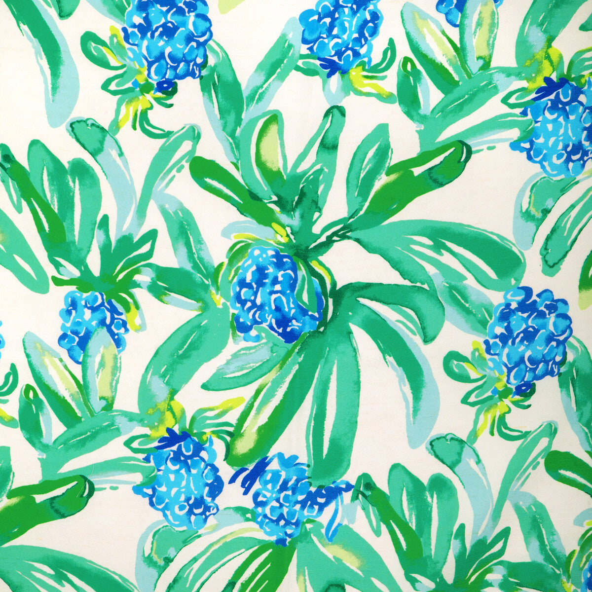 Island Exotic fabric in blue color - pattern number 2025110.315.0 - by Lee Jofa in the Lilly Pulitzer III collection