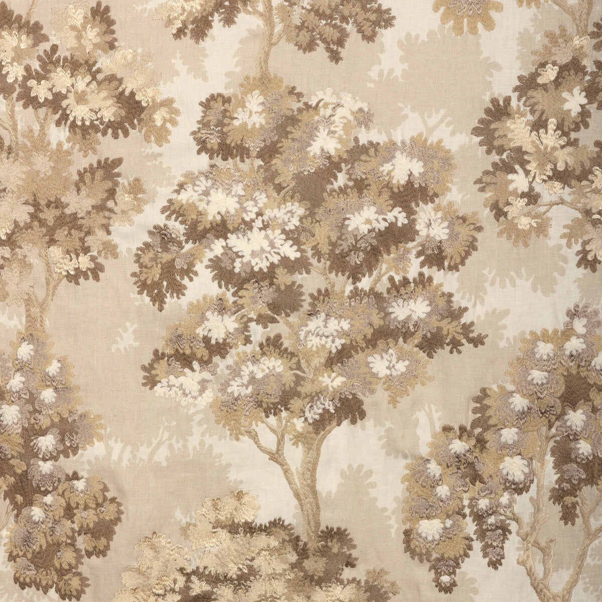 Sherwood Emb fabric in bark color - pattern number 2025134.1611.0 - by Lee Jofa in the Whitley Hall collection